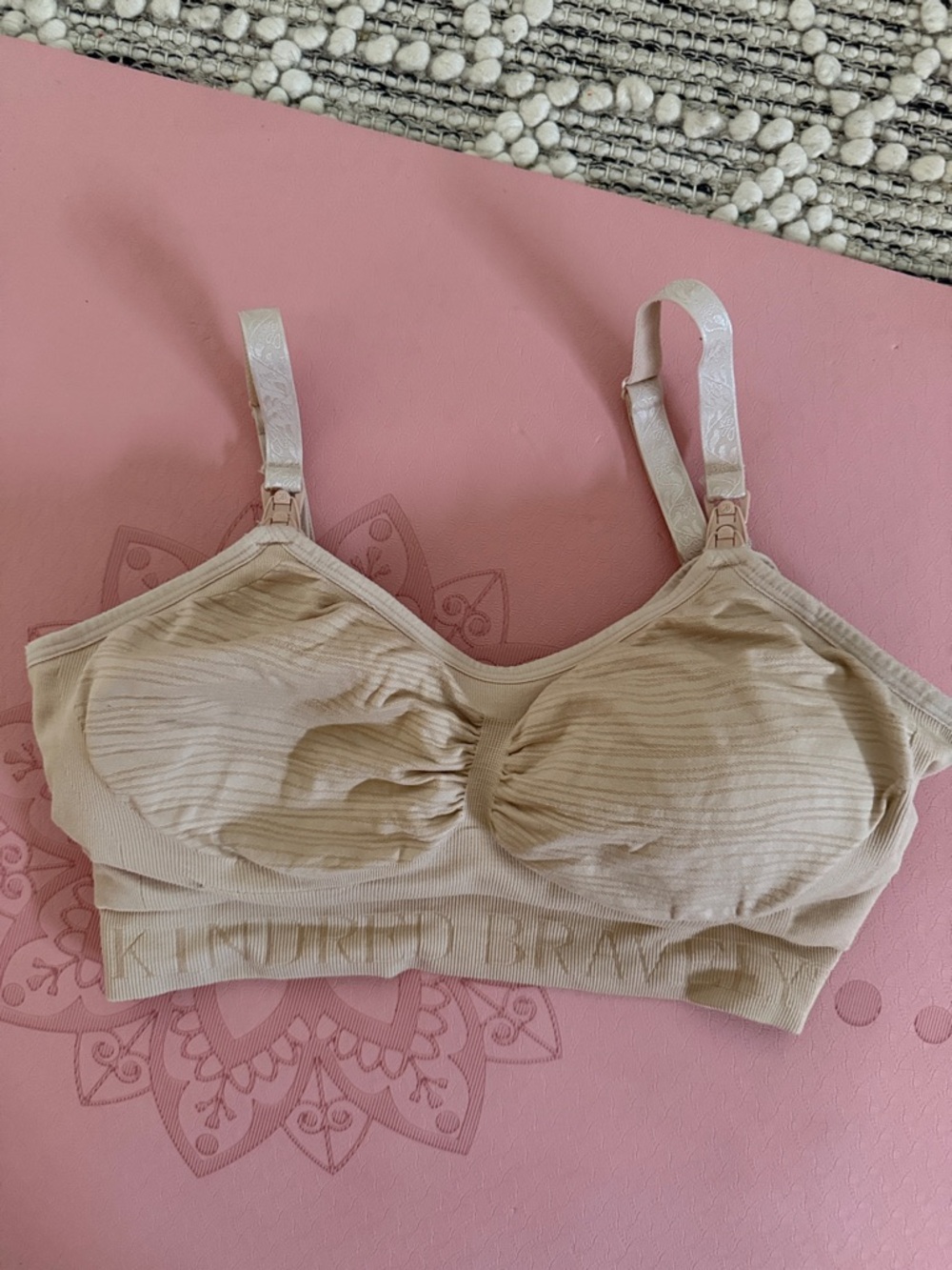 Kindred Bravely Nude Ribbed Nursing & Sleep Bra